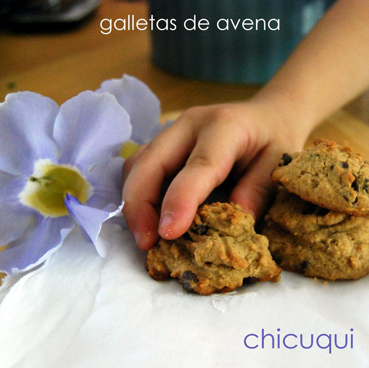receta galletas de avena en galletas decoradas chicuqui.com