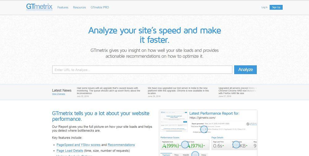 herramientas para analizar eficiencia diseño web en wordpress