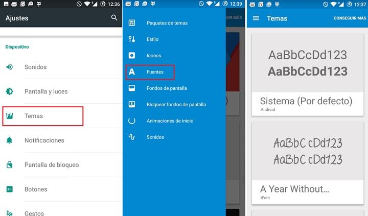 Cómo instalar una fuente en Android sin root app ifont samsung flipfont