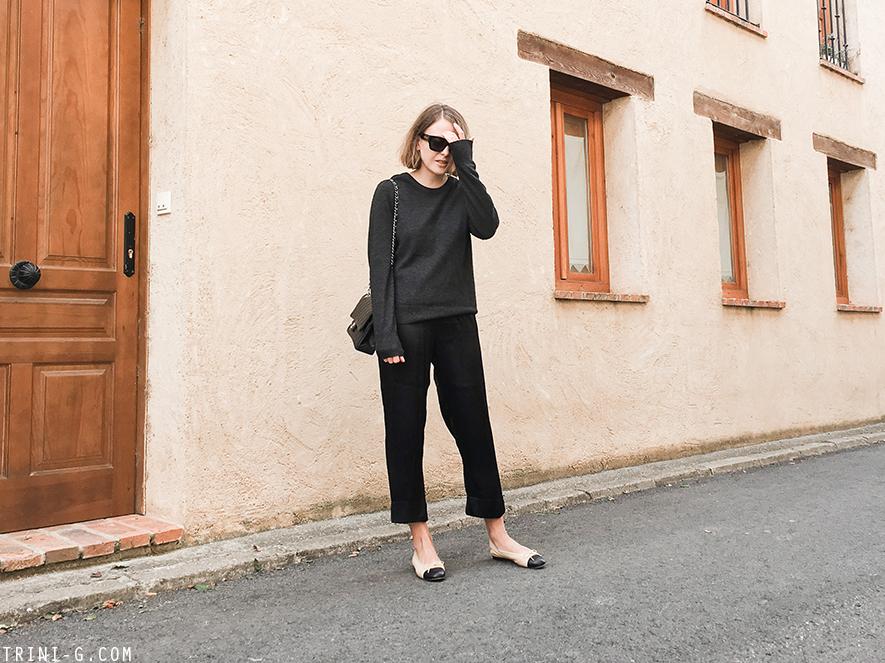 Trini | Equipment sweater Chanel ballet flats