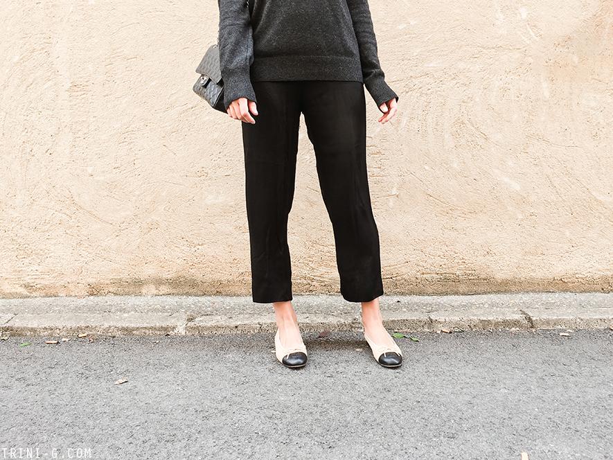 Trini | Equipment sweater Chanel ballet flats