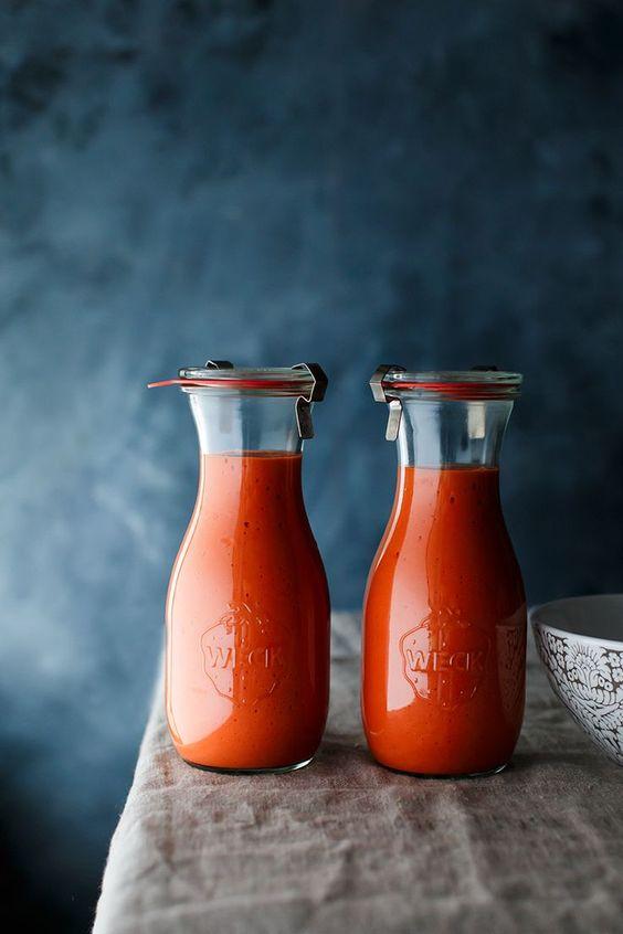 Gazpacho de fresas: un snack saludable