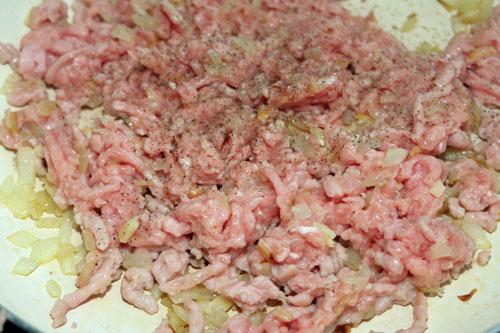 relleno para las Patatas Rellenas de Carne