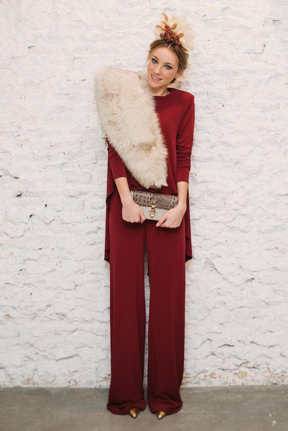 iinvitada boda invierno look