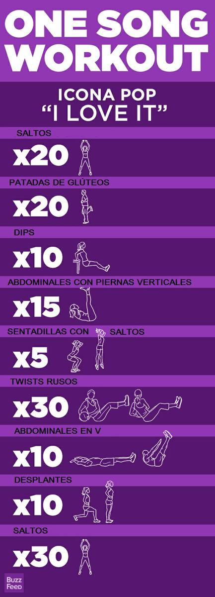 icona pop workout