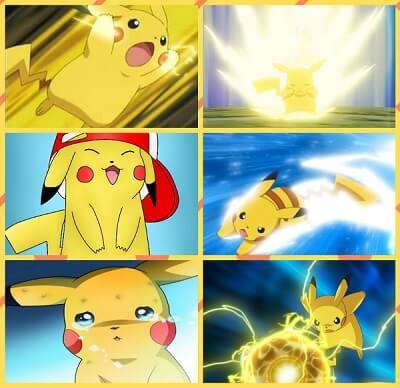 pikachu llorando
