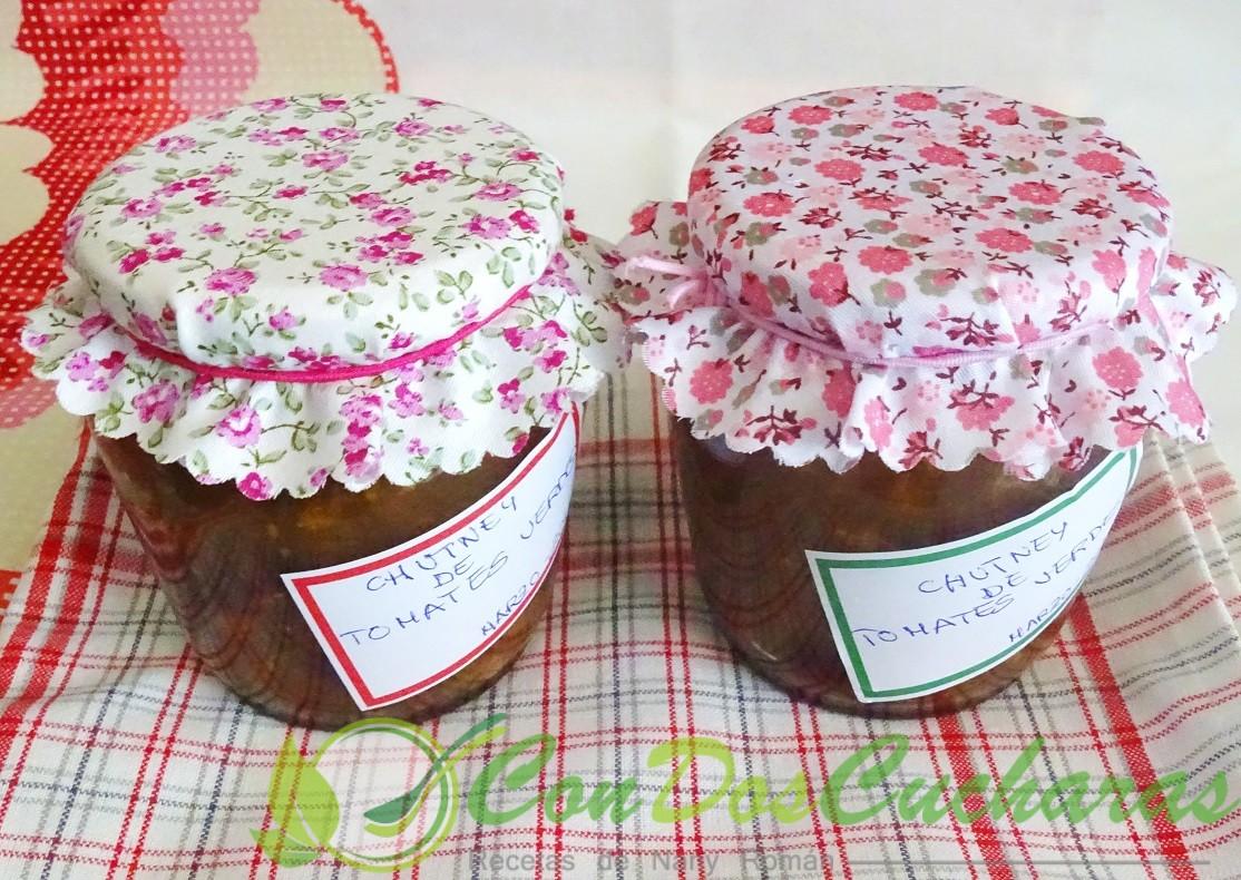 Chutney de tomates verdes