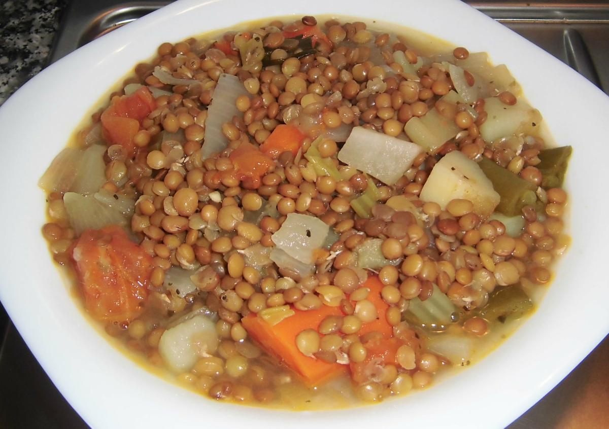 Lentejas con verduras 