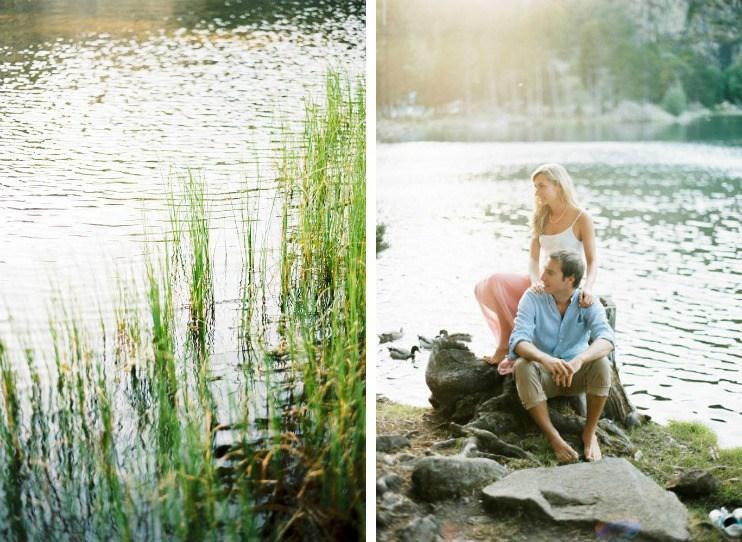 Una sesion preboda en el rio