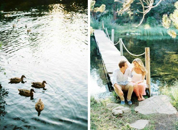Una sesion preboda en el rio