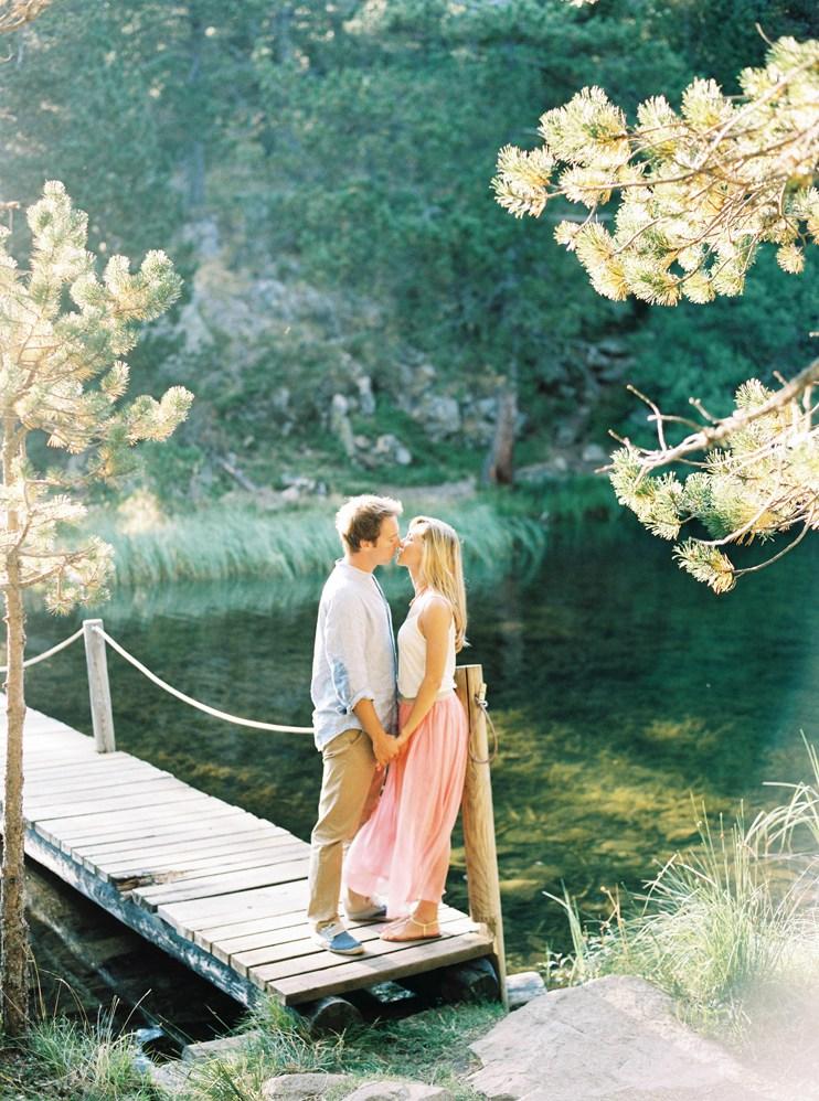 Una sesion preboda en el rio