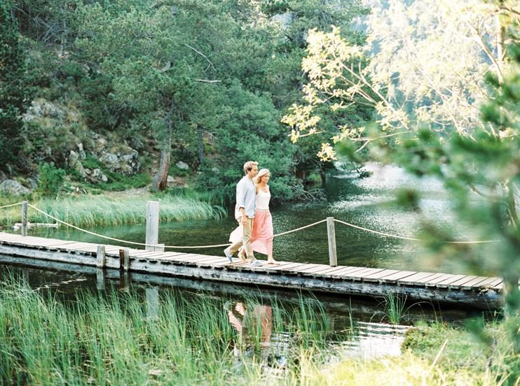 Una sesion preboda en el rio