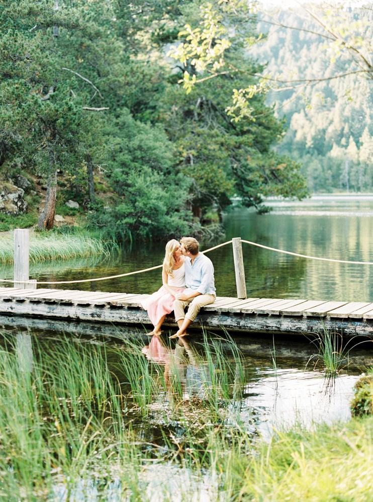 Una sesion preboda en el rio