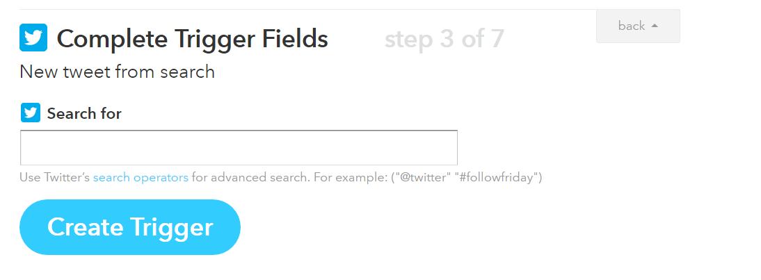 Crear receta ifttt paso 4