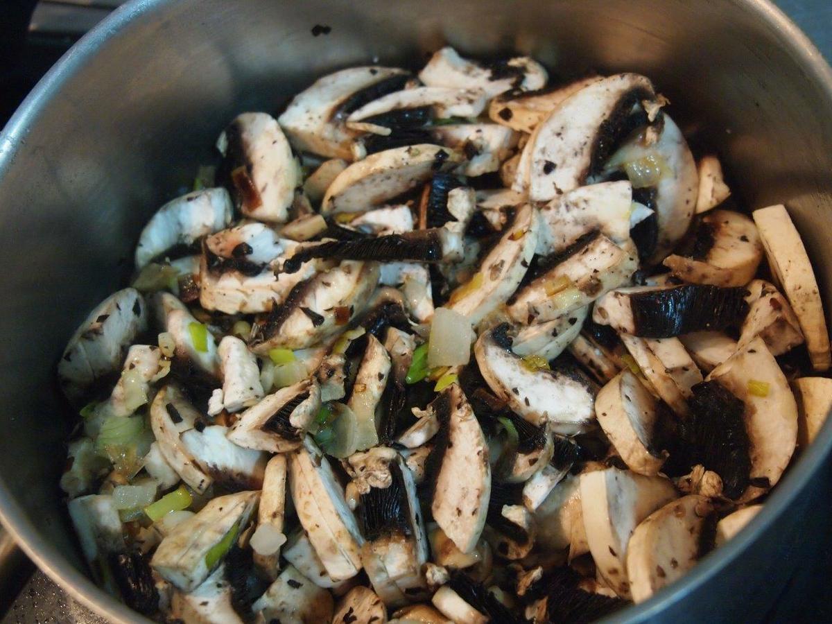 Crema de champiñones