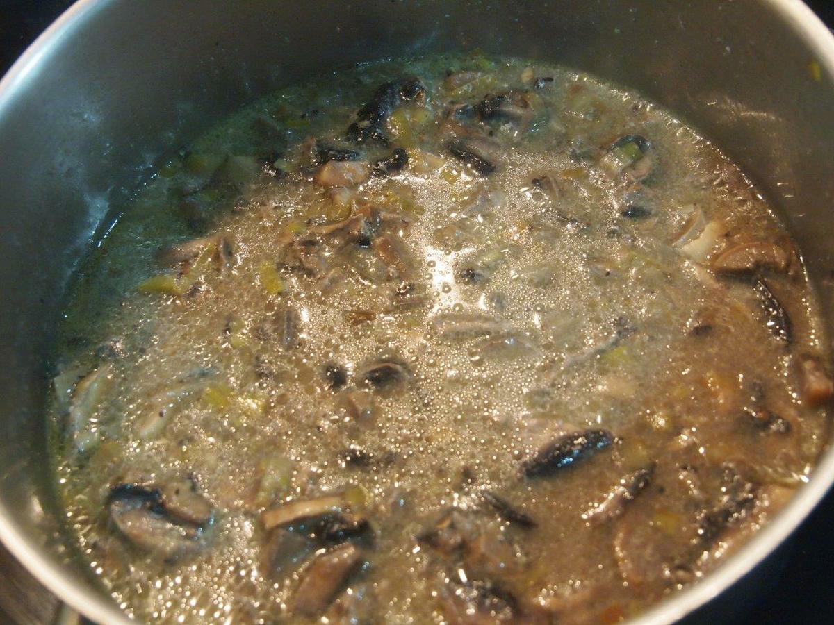 Crema de champiñones