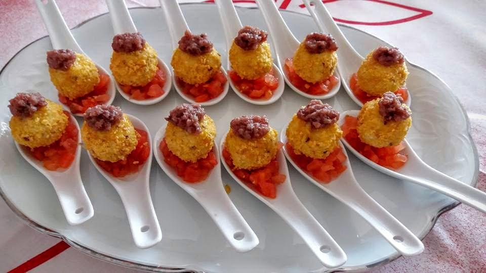 bombones de queso roquefort