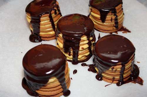 tartas de galletas individuales terminada