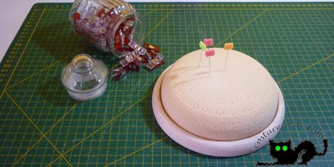 El alfiletero tal y como lo compré en la tienda