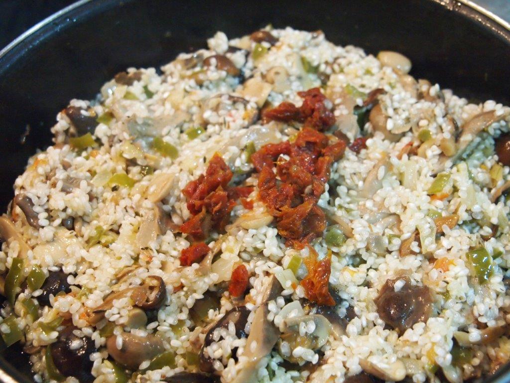 Risotto de setas con foie fresco