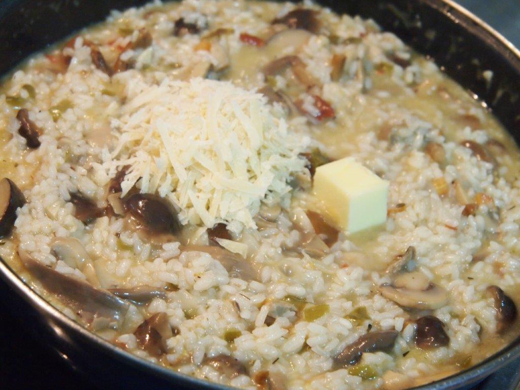 Risotto de setas con foie fresco