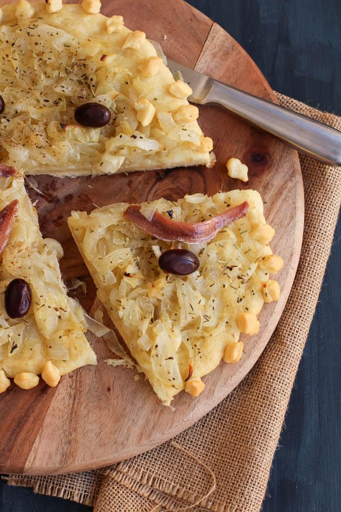 Pissaladiére por Pintando las nubes