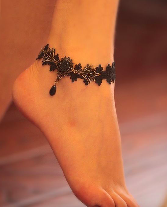 adorno para los pies