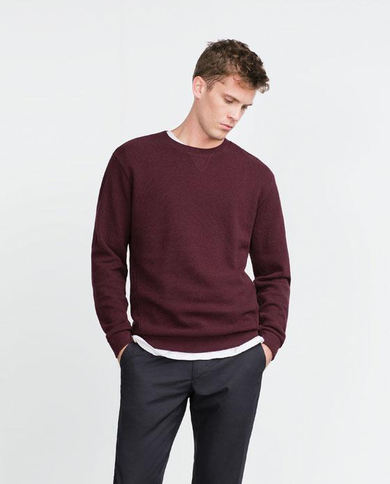 catalogo-zara-hombre-otono-invierno-2015-2016-sudadera-borgona