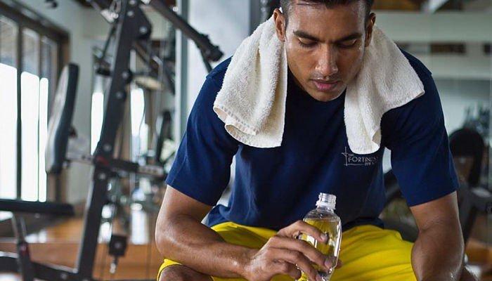 ir con gripe al gimnasio