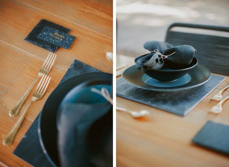 Decoración mesa elegante 