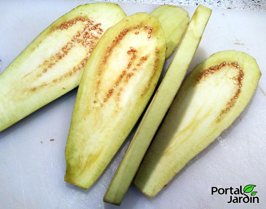 Berenjenas con miel de caña Portal Jardín