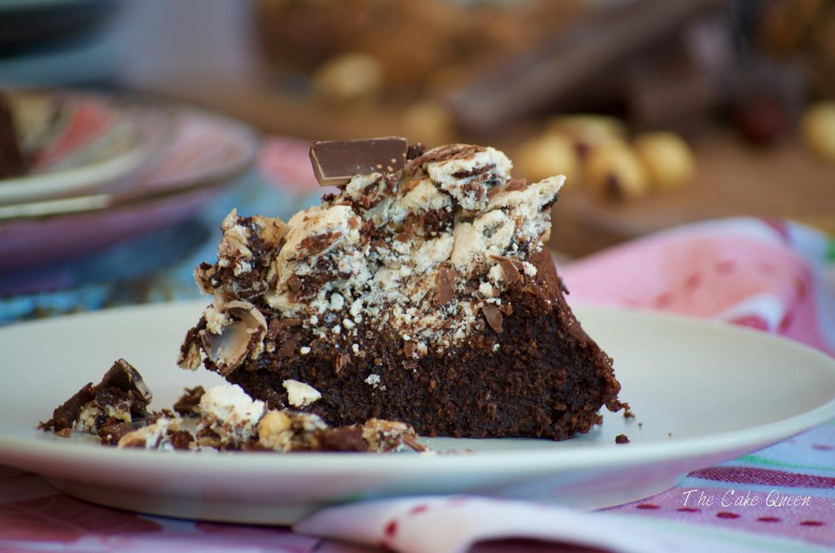 Tarta de chocolate y merengue