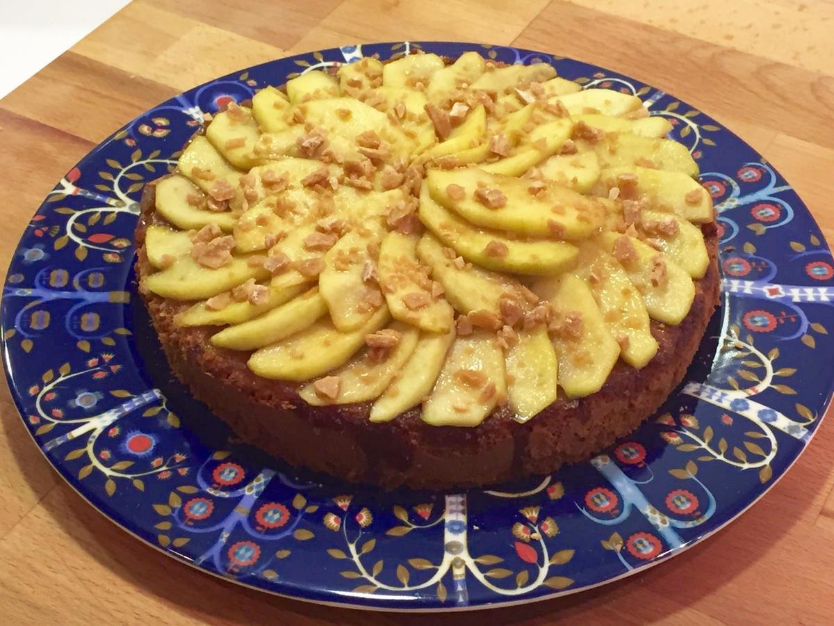 Pastel Invertido de Manzana 