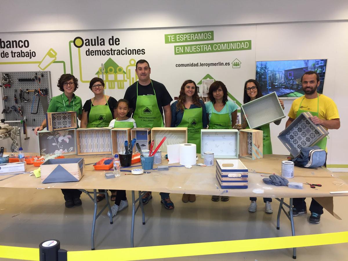 Talleres DIY de cajas de madera decoradas en Leroy Merlin