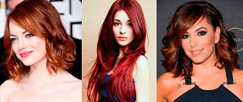 Melenas rojizas y ronze