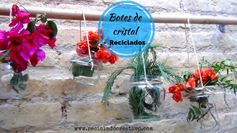 Botes frascos reutilizados