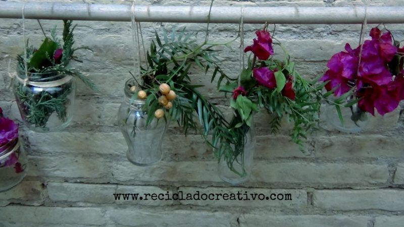 Botes frascos reutilizados