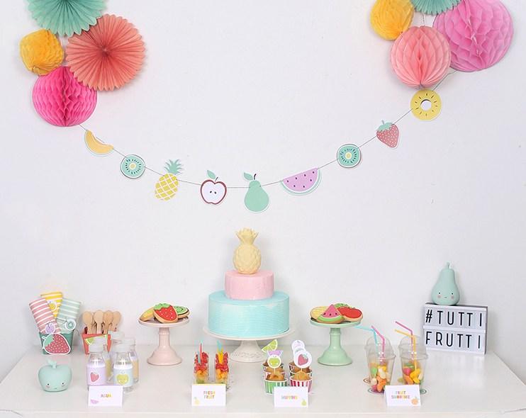 Fiesta infantil colorida ninadesigns