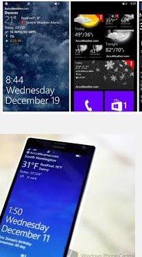 aplicación para saber el tiempo en Windows Phone