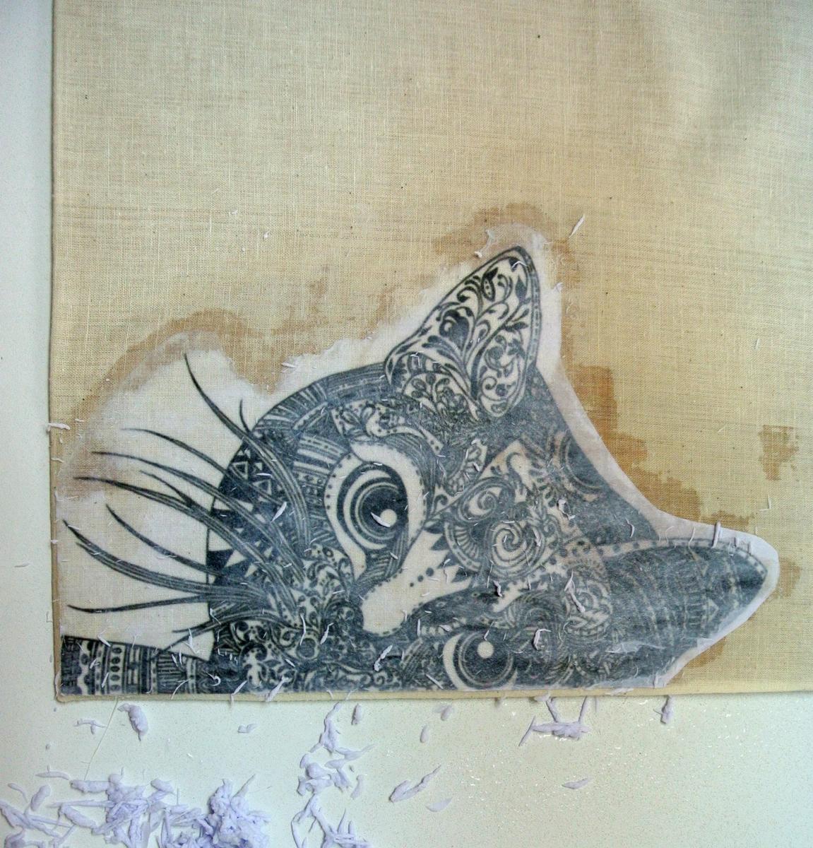 Tote Bag con foto transfer