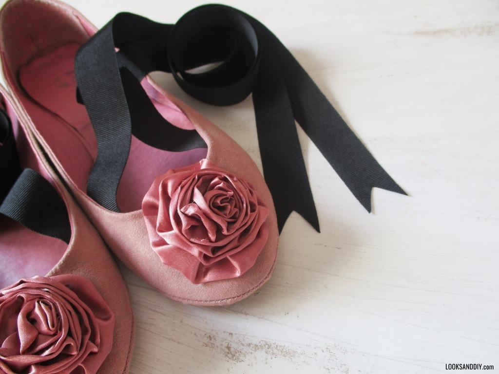 DIY Bailarinas efecto zapatilla de ballet