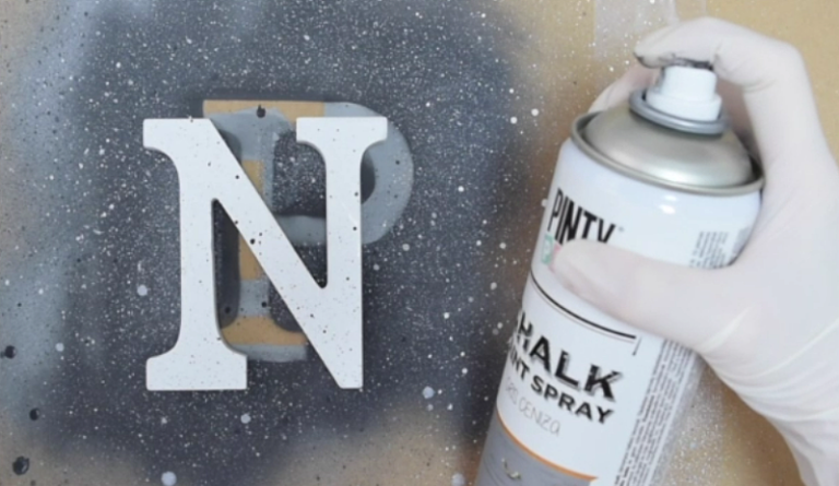Efecto granito con pintura en spray Pintyplus 3