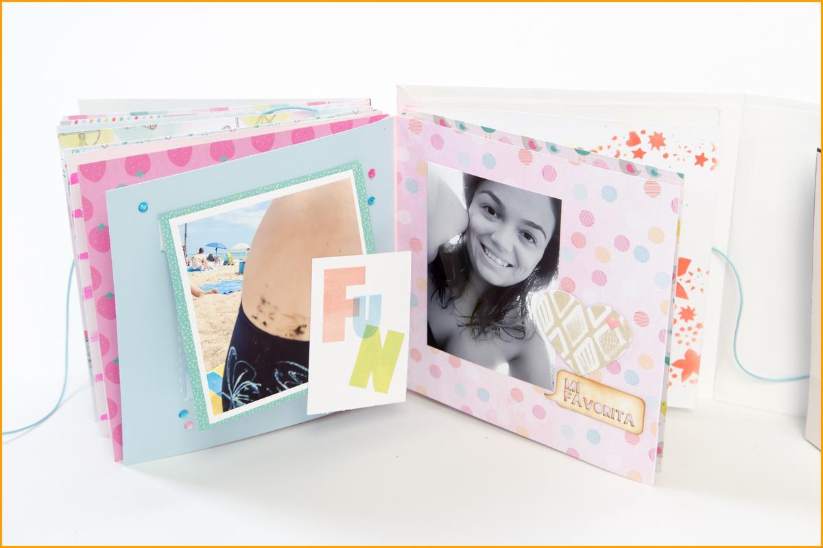 Aquí decidí hacer un desplegable muy sencillito para añadir un par de fotos más