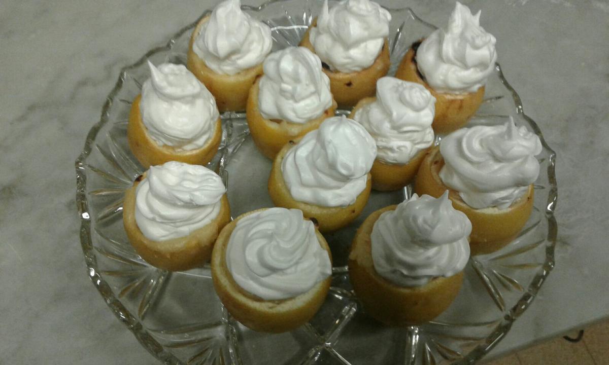 Postre de limón con merengue