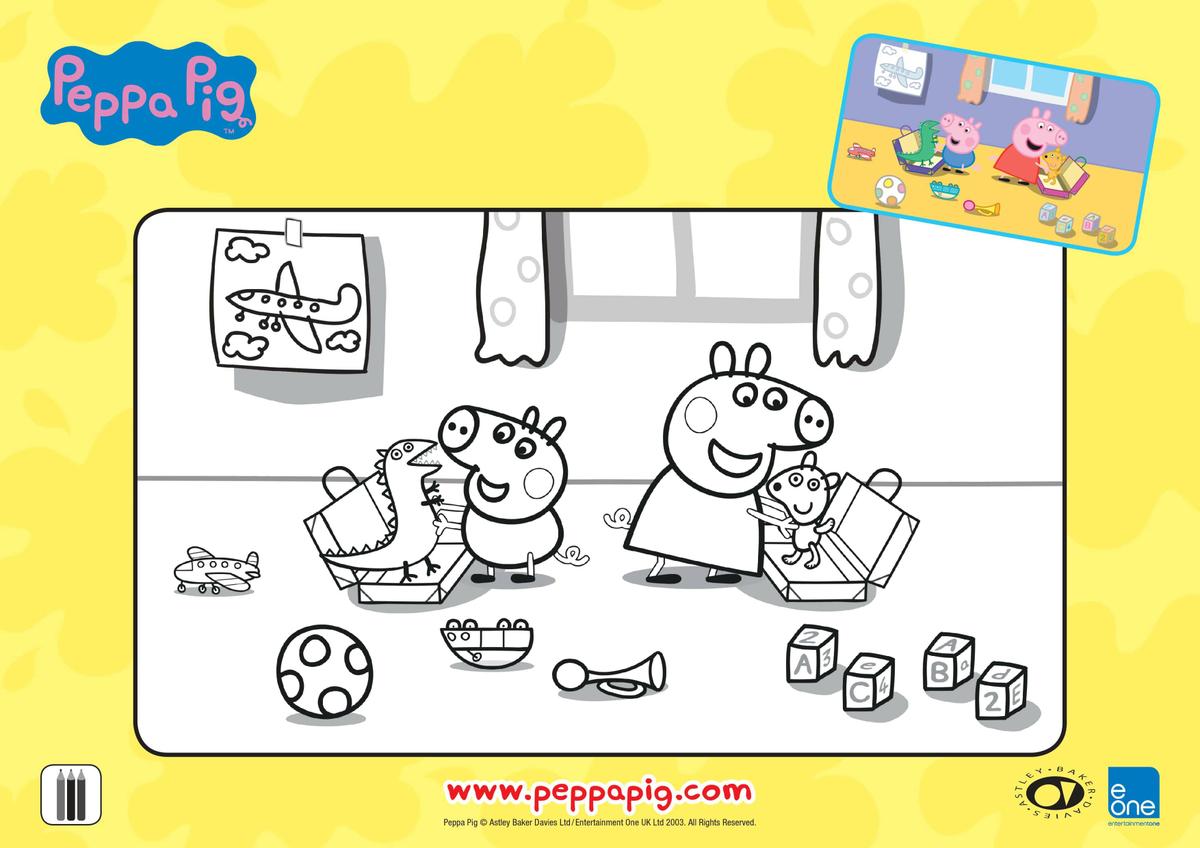 Libro para colorear de Peppa Pig 2