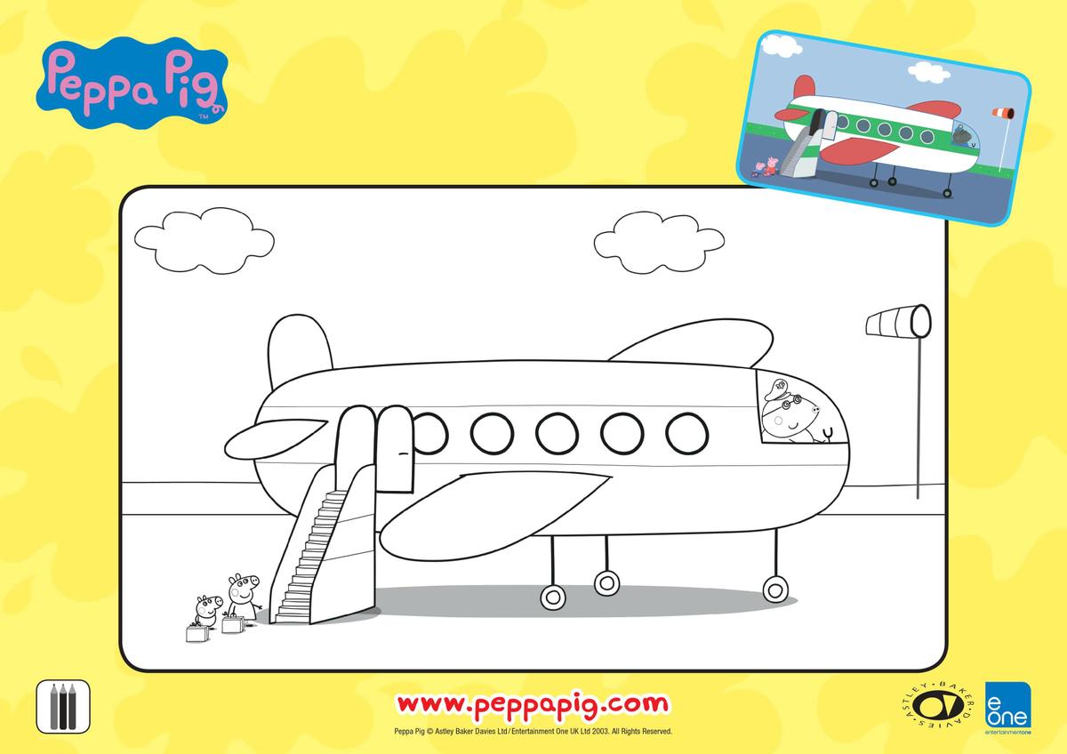 Libro para colorear de Peppa Pig 3