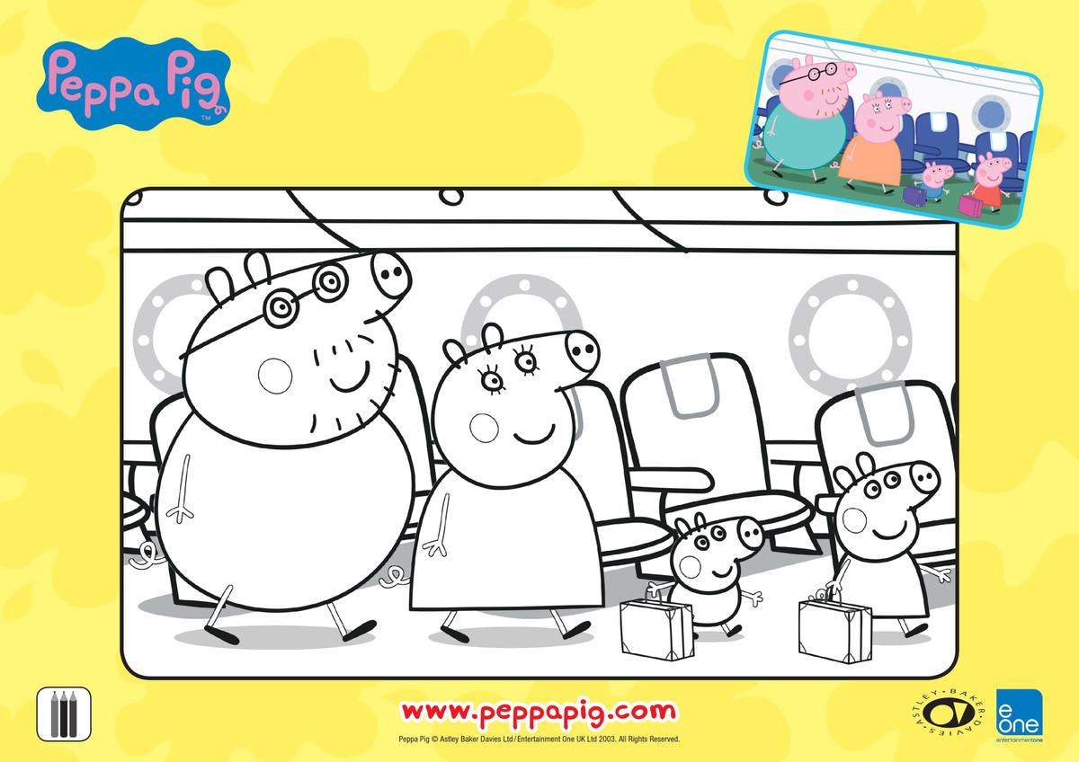 Libro para colorear de Peppa Pig 4
