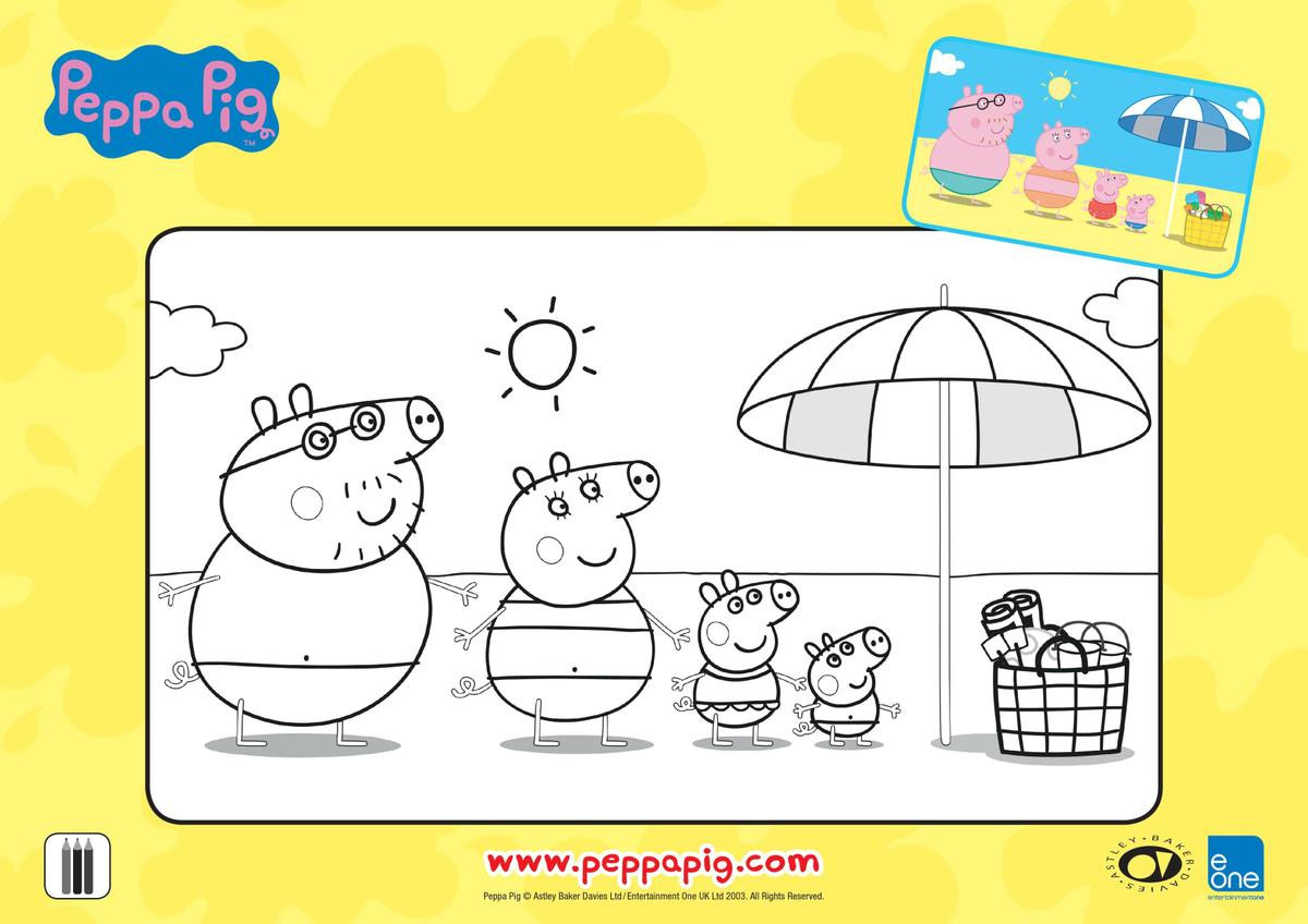 Libro para colorear de Peppa Pig 5