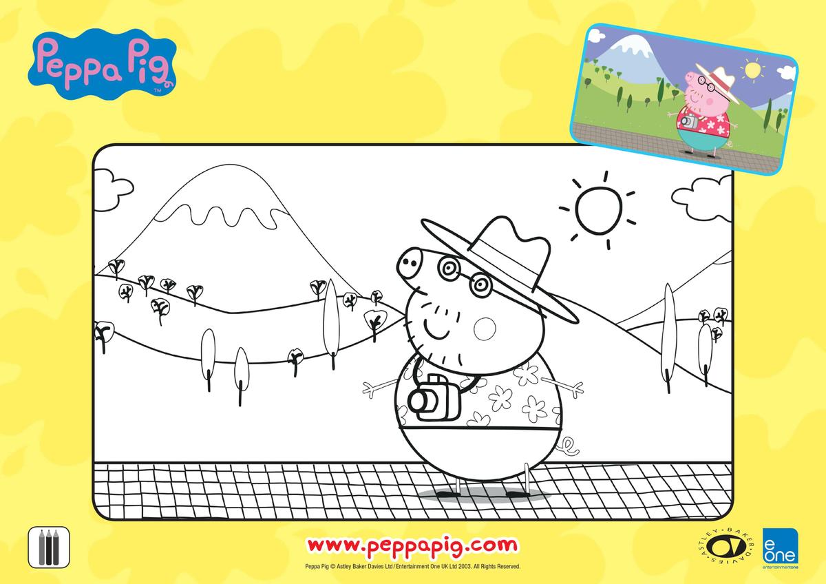 Libro para colorear de Peppa Pig 8