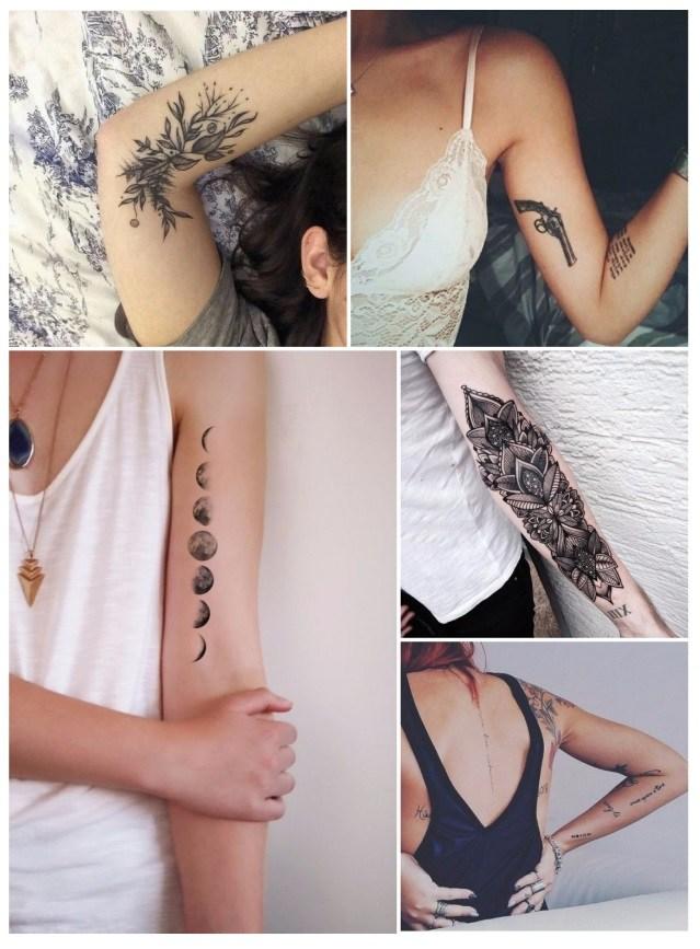 Diseños de tatuajes para mujeres en el brazo